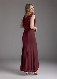 Azazie Ines Final Sale Dusk Mermaid Beaded Mesh Dress image2