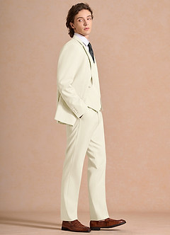 front James Ivory Structured Stretch 3-piece suit