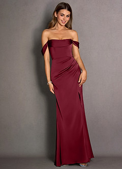 Valine Merlot Maxi Dress image5