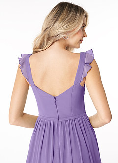 Azazie Stassie Bridesmaid Dresses Tahiti A-Line Sweetheart Ruched Chiffon Dress image6