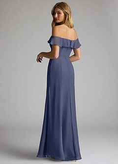 Azazie Sophie Bridesmaid Dresses Stormy A-Line Off the Shoulder Chiffon Convertible Dress image5
