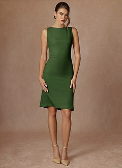 Kennedy Olive Structured Stretch Dress