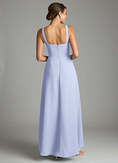 Azazie Debra Bridesmaid Dresses Ice A-Line with Pockets Chiffon Convertible Dress image6