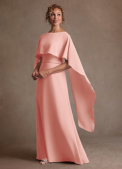 Azazie Marilla Abiti per la Madre della Sposa Abito A-Line in Chiffon Plissettato Rosetta image5