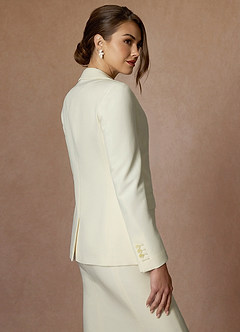 front Kennedy Ivory Refined Weave Performance Dress Suit