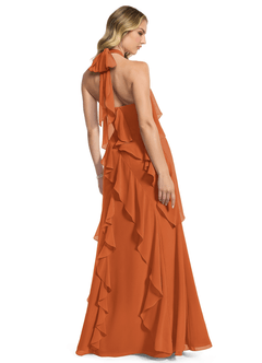 Azazie Velma Brautjungfernkleider A-Linie Seitliche Cut-Outs Chiffon Kleid Kanel image2
