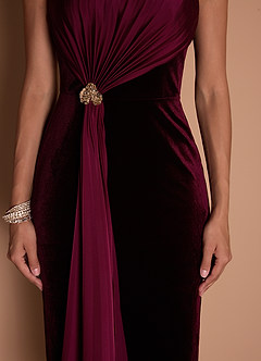 vestido Meio-dia Vinho Glorie image3