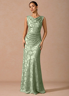 Juliska Light Green Maxi Dress image2