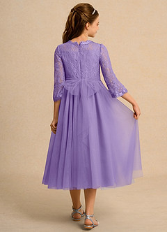 Azazie Lamb Girl Flower Girl Klänningar Klä Balklänning i Spets image2