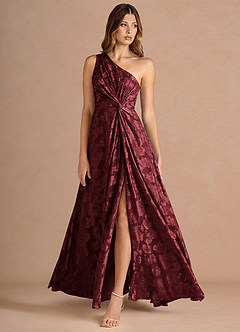 Ilythia Wine Maxi Dress image3