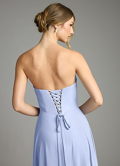 Azazie Ayla Abiti da Damigella Abito A-Line in Chiffon Scollo a Cuore Ghiaccio image13