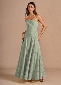 Marlo Pistachio Corset Prom Dress image3