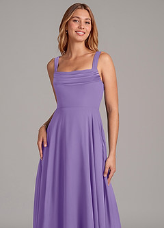Azazie Shaude Bridesmaid Dresses Tahiti A-Line Pleated Chiffon Dress image5