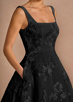 Brynn Black Mini Dress image7