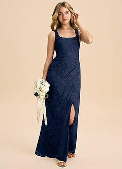 Azazie Mero Junior Klä av Tubklänning i Blommig Utbrändhet Plisserad image6