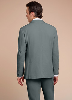 front Miles Gris veste de costume en seersucker