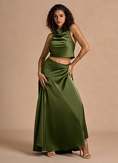 Ryleigh Olive Green Two-Piece Sets image3