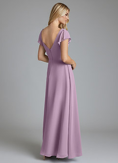Azazie Omari Bridesmaid Dresses Wisteria A-Line Chiffon Dress image2