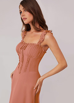 Barbie ♥ Azazie Bridesmaid Dresses MAI TAI A-Line Sweetheart Neckline Chiffon Dress image5