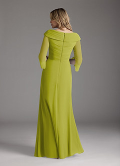 Azazie Jaycee Abiti per la Madre della Sposa Abito A-Line in Chiffon Citronella image6