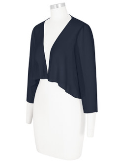 front Azazie Matching Color Fisher Chiffon Wrap