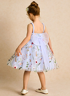 Azazie Peppa Flower Girl Klänningar Klänning A-Line i Tyll Sweetheart halsringning image5