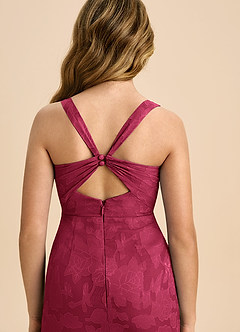 Azazie Mero Junior Klä av Tubklänning i Blommig Utbrändhet Plisserad image2