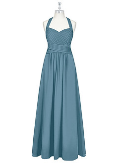 Azazie Claudia Final Sale Bermuda A-Line Sweetheart Neckline Chiffon Dress image7