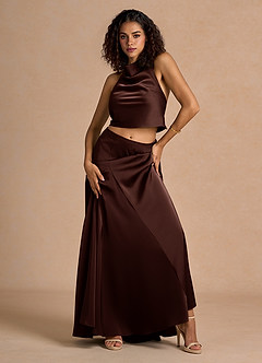 Abito Lungo Moka Cocco Ryleigh image4
