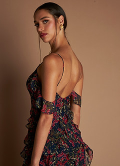 Azelia Navy Multi Maxi Dress image8