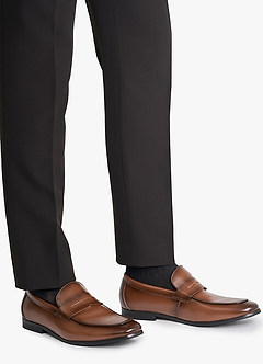 front Leren Penny Loafers voor Heren