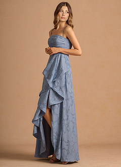 Lulu Powder Blue Handkerchief Maxi Gown image6