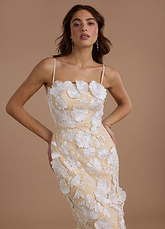 Della White Midi Dress image3