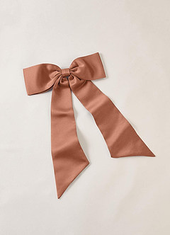 front Matching Color Bow Hair Clip