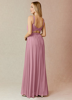 Azazie Reniya Final Sale Vintage Mauve A-Line Sweetheart Neckline Mesh Convertible Dress image2