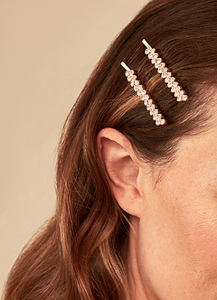 front Elegant Touch Bobby Pins