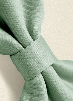 front Matte Satin Bow Hair Clip Set