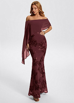 Vestido Vino Largo Rhiannon image3