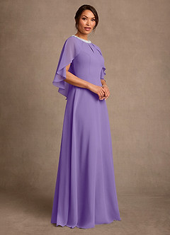 Azazie Winnifred Mother of the Bride Dresses Tahiti A-Line Beaded Chiffon Dress image2