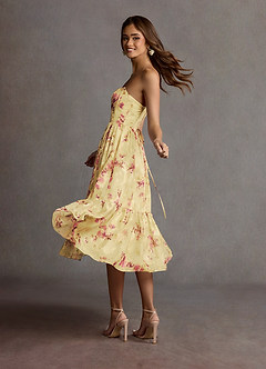 Gigi Light Yellow Midi Dress image4