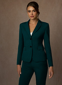 front Whitney Pino Traje De Pantalón Largo Estructurado Elástico