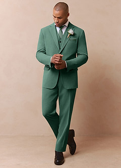 front James Eucalyptus Structured Stretch 3-piece suit
