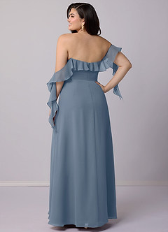 Barbie ♥ Azazie Bridesmaid Dresses Twilight A-Line Off the Shoulder Chiffon Convertible Dress image12