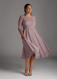 Azazie Gracelyn Kleider für die Brautmutter A-Linie Spitze Kleid Dämmerung image1