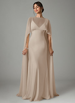 Azazie Stefania Suknie dla druhen Linia A Satyna elastyczna Do ziemi Sukienka image3