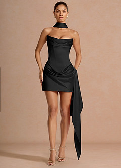 Maude 블랙 미니 드레스 image5