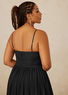 Christian Siriano Bridal for Azazie 1004 Bridesmaid Dresses Pleated Drape Chiffon A-line Dress image15