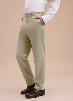 front Ethan Burgundy Refined Weave Performance Dress Pants