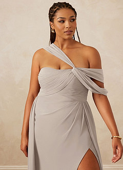 Christian Siriano Bridal for Azazie 1014 Bridesmaid Dresses Frost A-Line Off the Shoulder Chiffon Dress image15