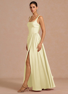 Kleid Lucretia Zitronengrün image5